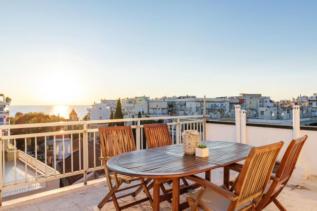 Sea View Sunset Penthouse Lägenhet Thessaloníki Exteriör bild